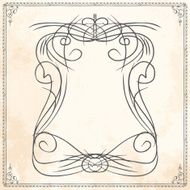 Set of vintage vector dividers N36