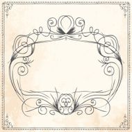 Set of vintage vector dividers N37