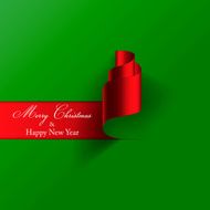 Modern abstract christmas tree background Vector