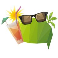 Summer holidays background vector illustration N15