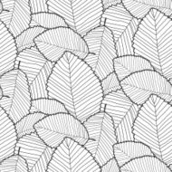 Seamless leafs pattern N3
