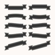 Old ribbon banner N2