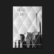 Flyer or Cover Design with Skyscrapers N5