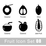 Fruit flat icon design N19