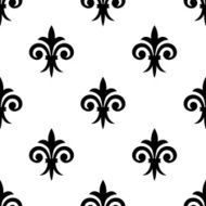 Fleur de lys seamless pattern background