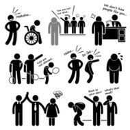 Discrimination Racist Prejudice Biased Cliparts