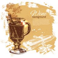 Mulled vintage background