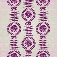 Vector border in ethnic style N3
