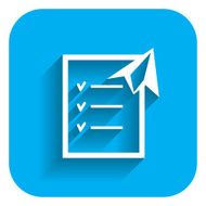 Checklist and paper plane N2