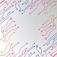 EPS10 vector circuit board background texture N11