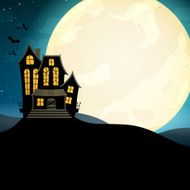 Vector Scary Halloween Design N23