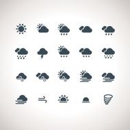 Weather Icons Set for web and mobile applications