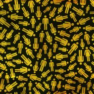 People seamless pattern N8