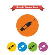 Syringe with drop icons N2