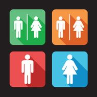 Men And Women Toilet Signs N2