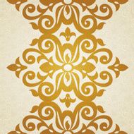 Vector seamless border in Victorian style N55
