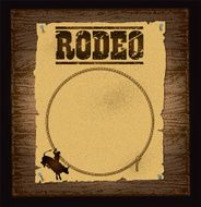 Rodeo Poster Background