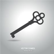 key antique symbol business concept