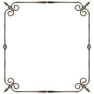 wrought-iron frame N2