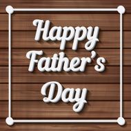 Happy Father&#039;s Day Typographical Background