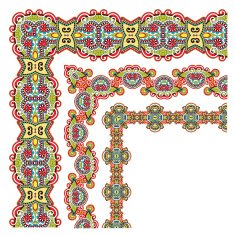 rectangle ornate frame N5
