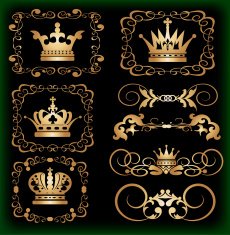 crown collection set heraldry