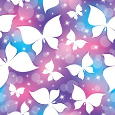 pattern with butterflies vector eps 10 N3