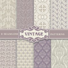 Seamless Patterns Vintage Set N3