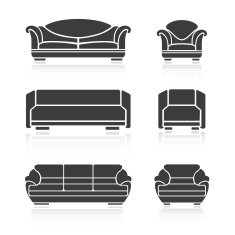 Set of sofas and armchairs N7