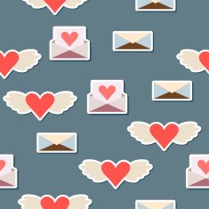 valentines day or wedding seamless pattern background N2
