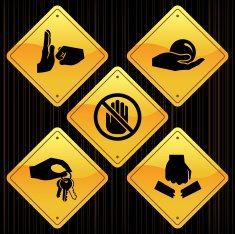 Yellow Signs - Hand Gestures