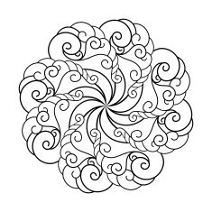 Vector Beautiful Deco Circle
