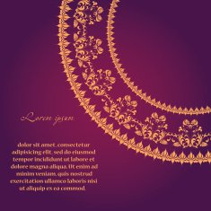 Round lace card N3