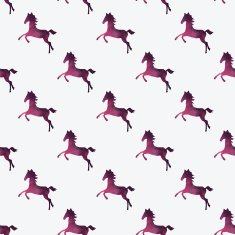 Horse silhouette seamless pattern N2