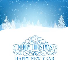Merry Christmas Landscape N3
