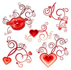 Hearts & Kiss