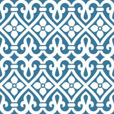 Seamless floral tiling pattern N5