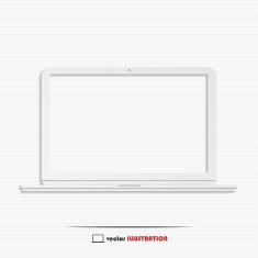 Abstract laptop web icon N3