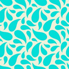 Abstract azure spotted seamless pattern