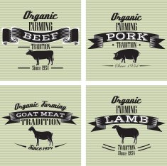 icons pig cow sheep goat N3