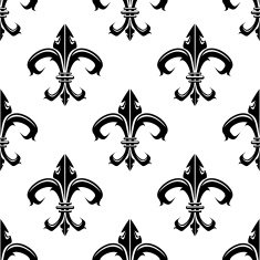 Classical French fleur-de-lis background pattern N2