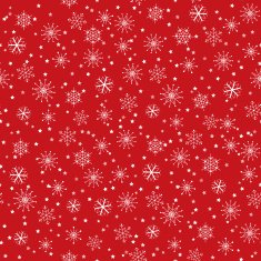 Seamless Christmas Pattern with Snowflakes and Stars