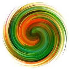 Colorful abstract icon Dynamic flow illustration N3