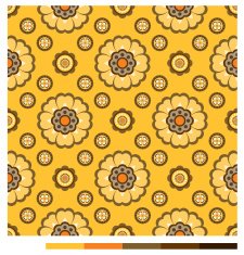 Seamless wallpaper patterns - floral series N22