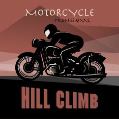 Motorcycle race poster