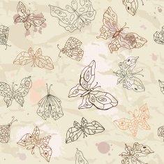 butterflies seamless background N4
