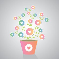 Tree With Hearts N12