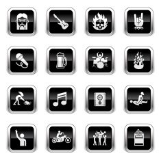 Supergloss Black Icons - Rock Star