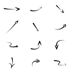 Hand Drawn Arrows N43