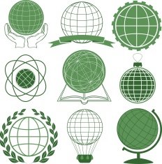 Globe icones